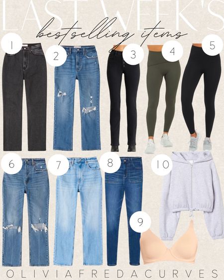 last weeks best sellers / trending favorites/ abercrombie jeans / abercrombie curve love / spanx leggings / walmart bra / grey hoodies / black heather jeans / boyfriend jeans 

#LTKcurves #LTKSeasonal #LTKstyletip