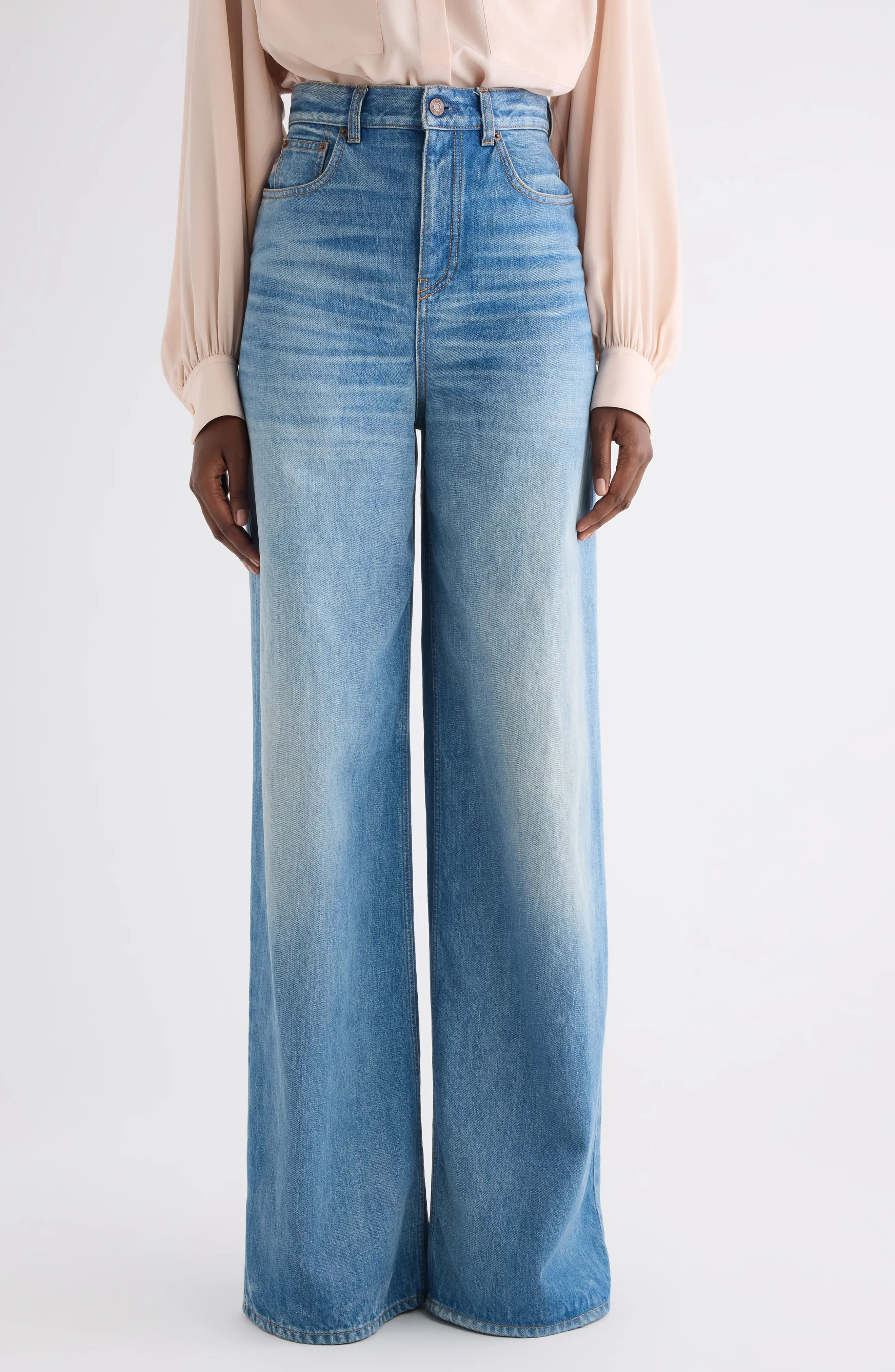 Chlo\u00e9 High Waist Wide Leg Jeans (Women) | Nordstrom | Nordstrom
