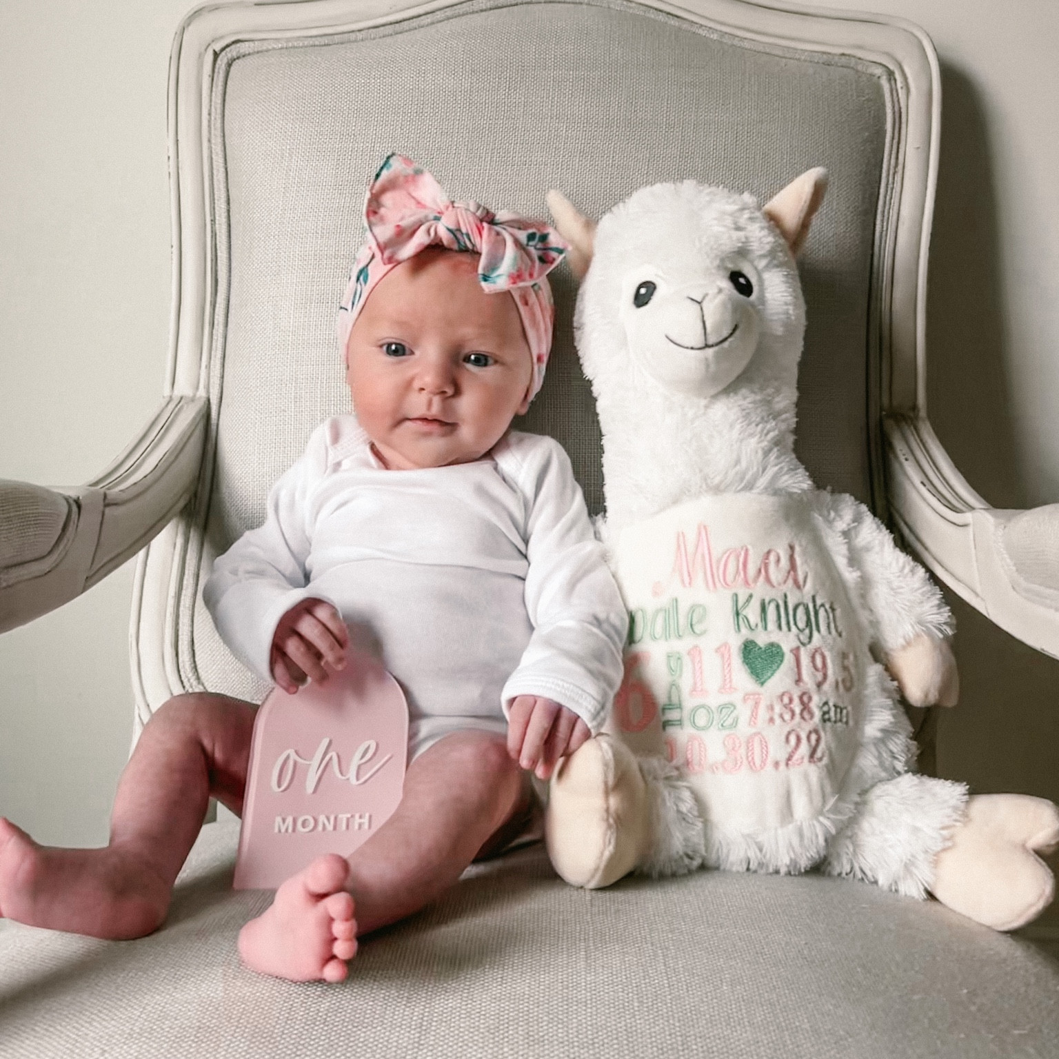 One month with our little lady!how

#LTKunder50 #LTKbaby #LTKSeasonal