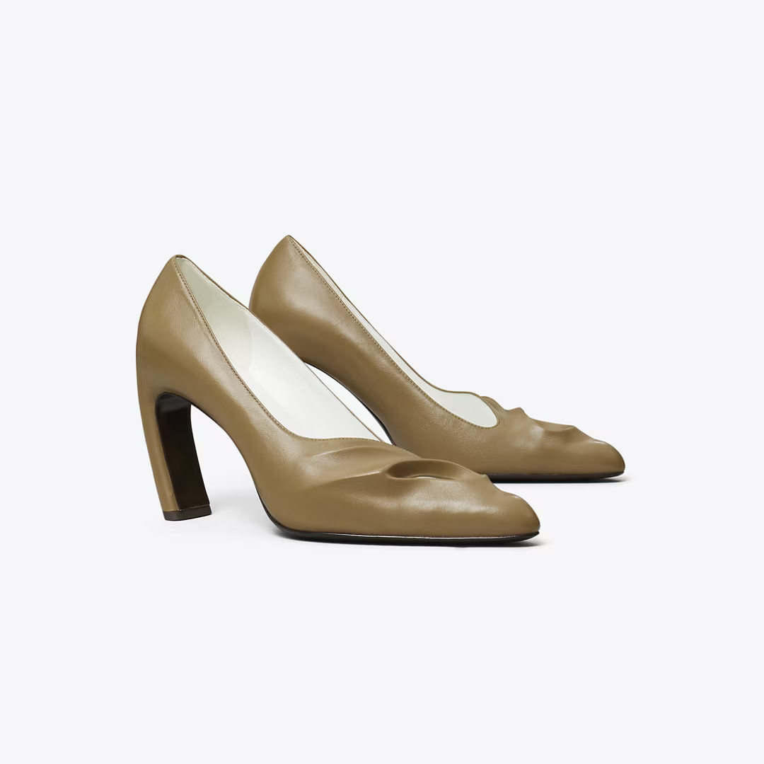 Tory Burch Sculpted Peep-Toe Pump | Tory Burch (US)