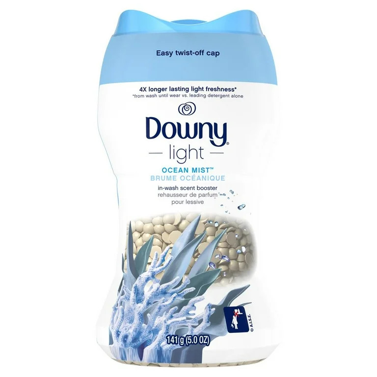 2X - Downy Light In-Wash Scent Booster Beads - Ocean Mist 5 oz | Walmart (US)