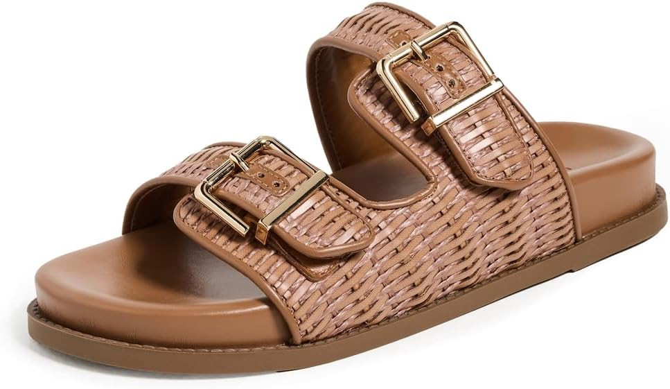 SCHUTZ Women's Naomi Footbed Sandals | Amazon (US)