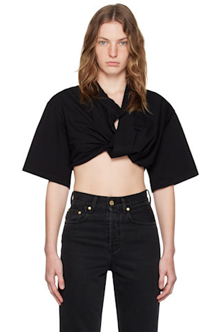 JACQUEMUS - Black  Le Chouchou 'Le T-Shirt Bahia Court' T-Shirt | SSENSE