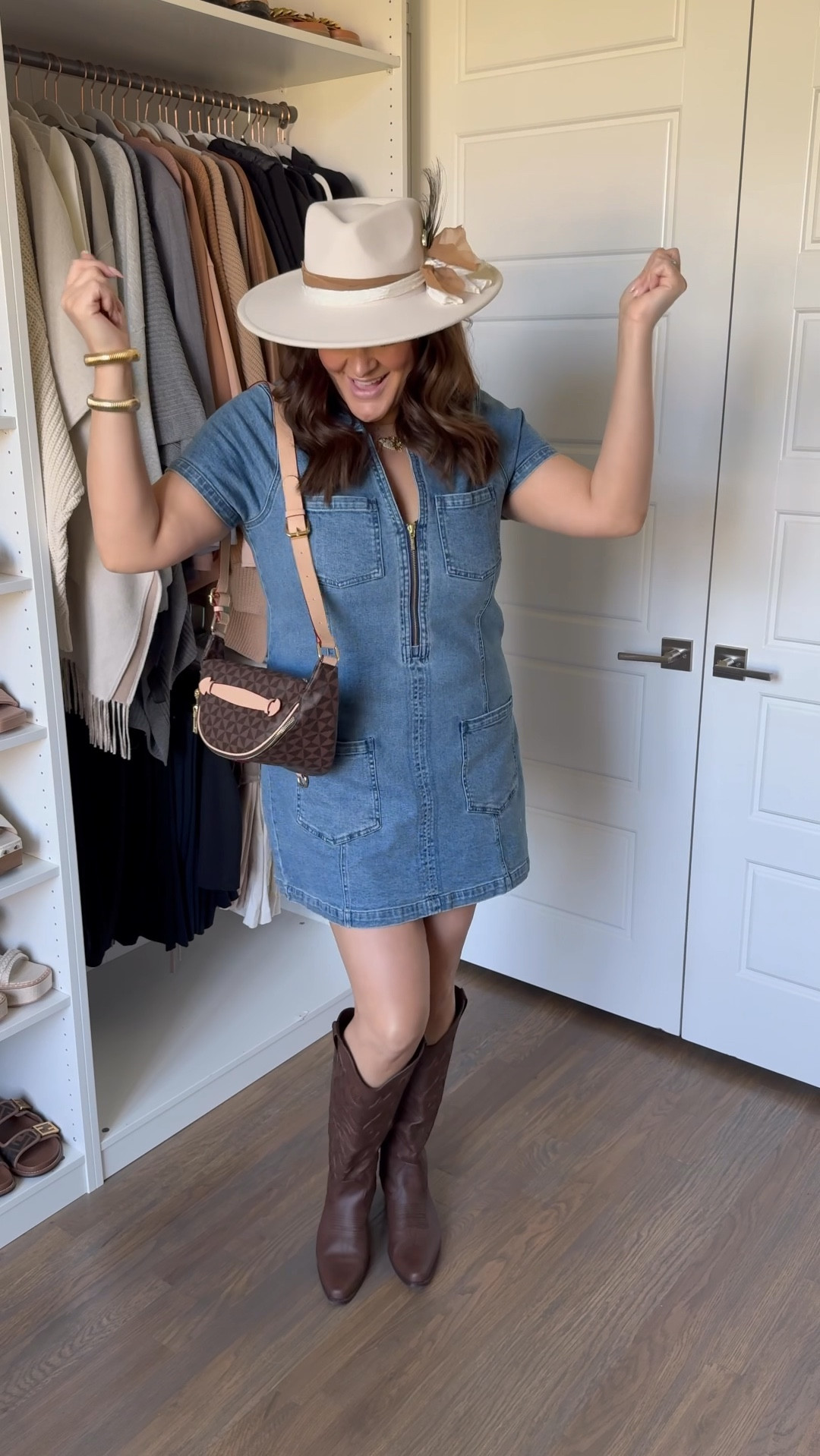 Headed to see Morgan Wallen in Las Vegas tonight and had to find the perfect country concert outfit! 

Dress: XXL

Follow @curvestocontour on @shop.LtK for more casual size 14 outfits 

#countryconcertoutfit #size16 #size14style #curvystyle #nashvilleoutfit #denimdress 

Denim dress, country concert outfit, midsize fashion, Nashville outfit, cowboy boots, midsize style

#LTKFindsUnder100 #LTKStyleTip #LTKMidsize