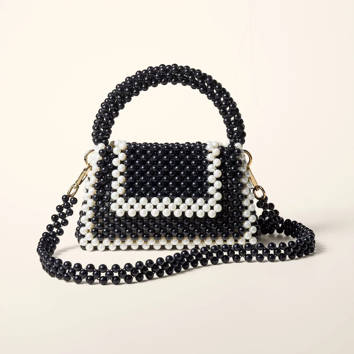 Colorblock Beaded Crossbody Bag - kate spade new york x Target Black/White | Target