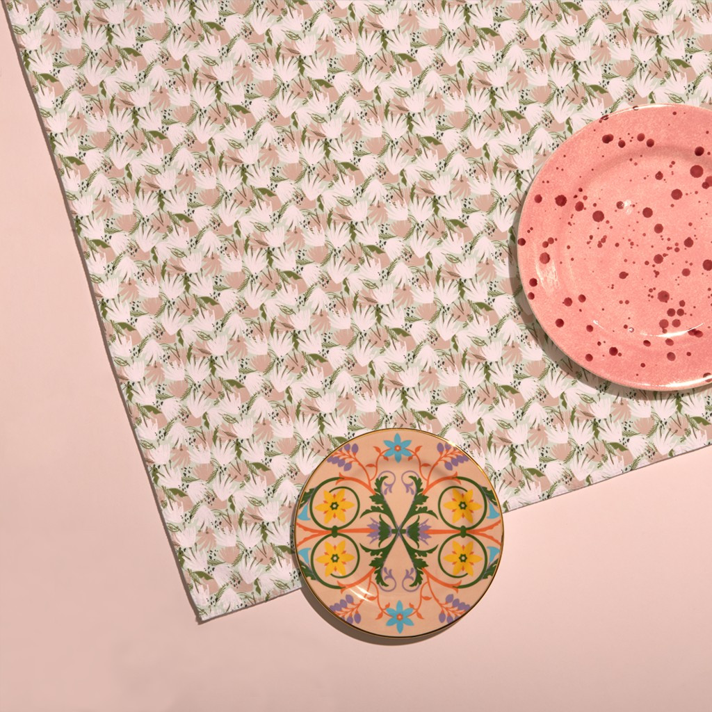 Eden Pink Tablecloth | Pepper