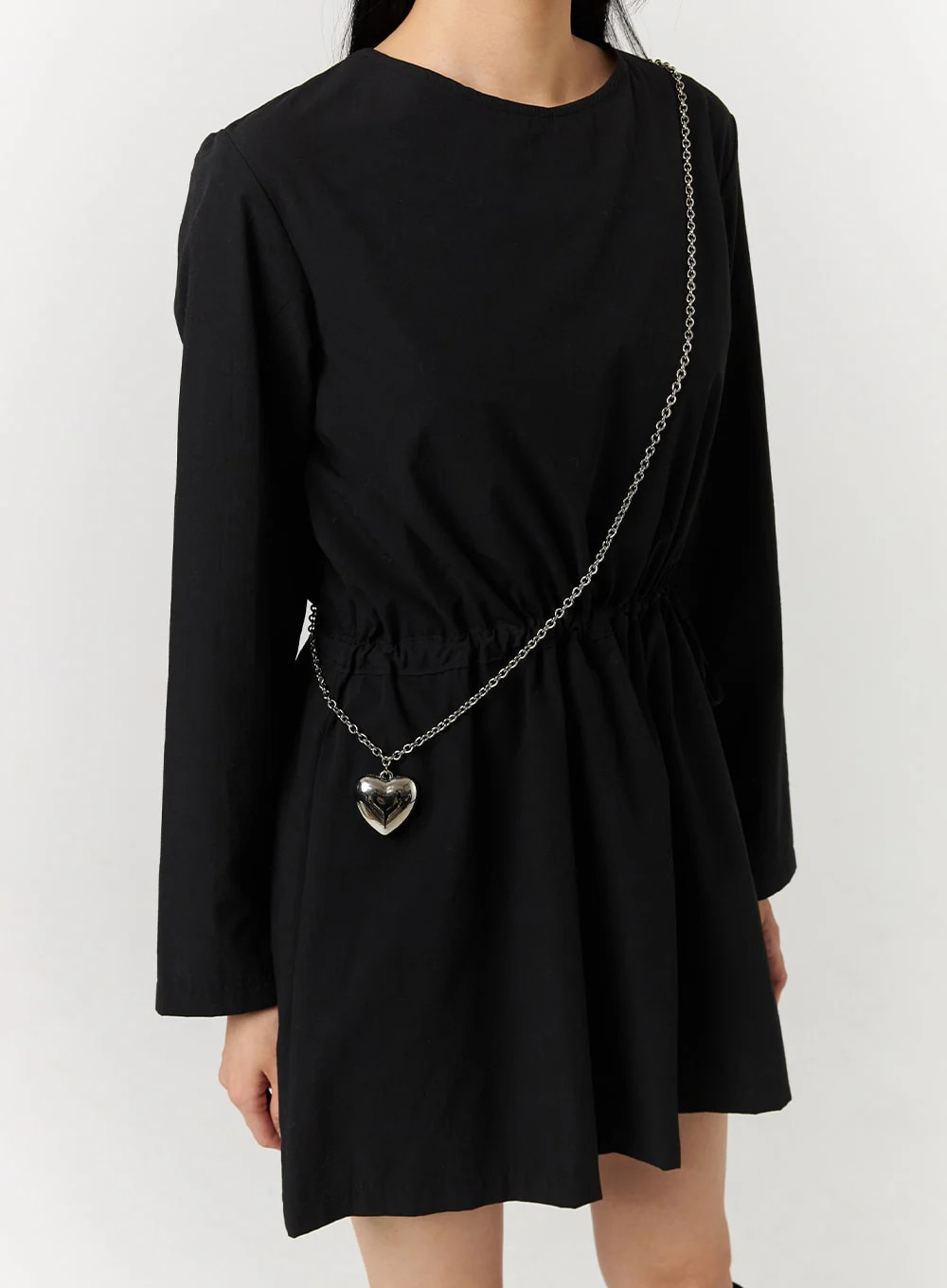 Heart Pendant Chain Belt CJ405 | Lewkin