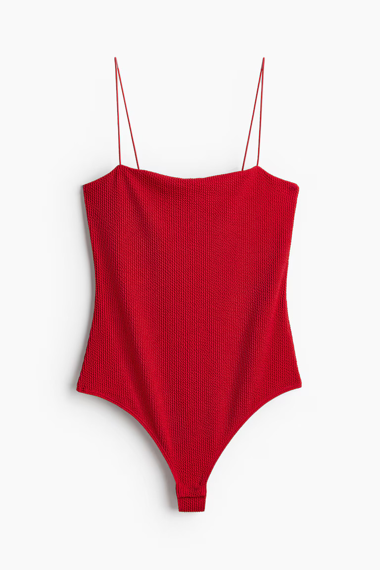 Spaghetti-strap body | H&M (UK, MY, IN, SG, PH, TW, HK)