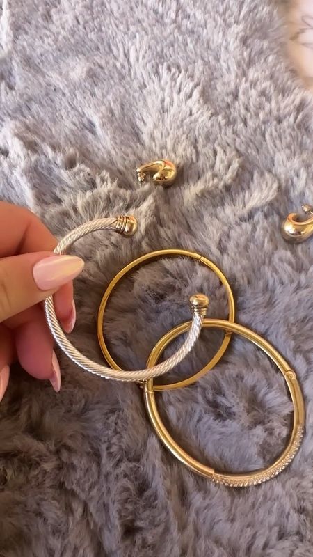 Favorite Amazon designer lookalike jewelry 
Love these so much and wearing them daily
Plus size friendly jewelry 

#LTKfindsunder50 #LTKover40 #LTKsalealert