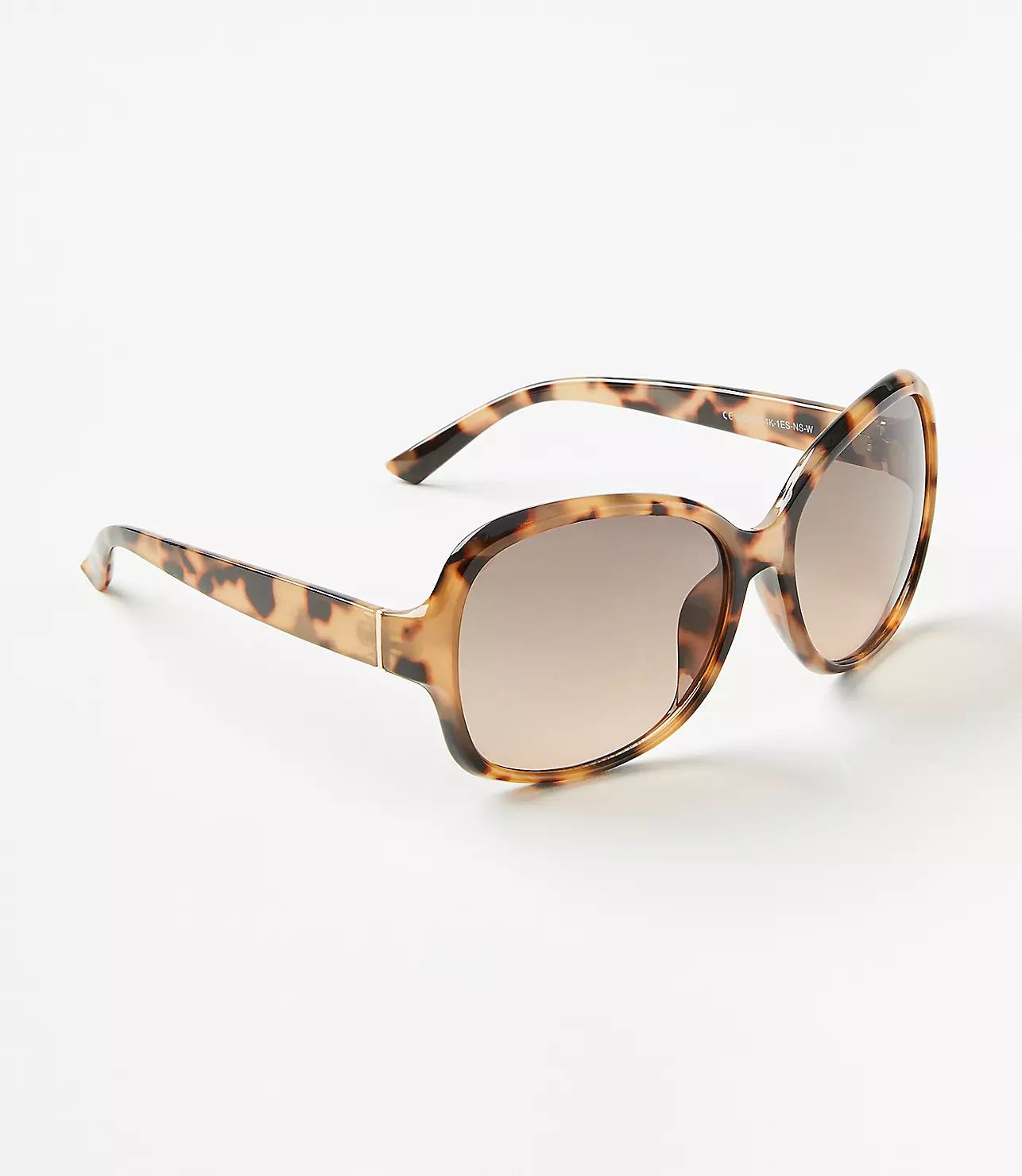 Tortoiseshell Print Modern Wrap Sunglasses | LOFT