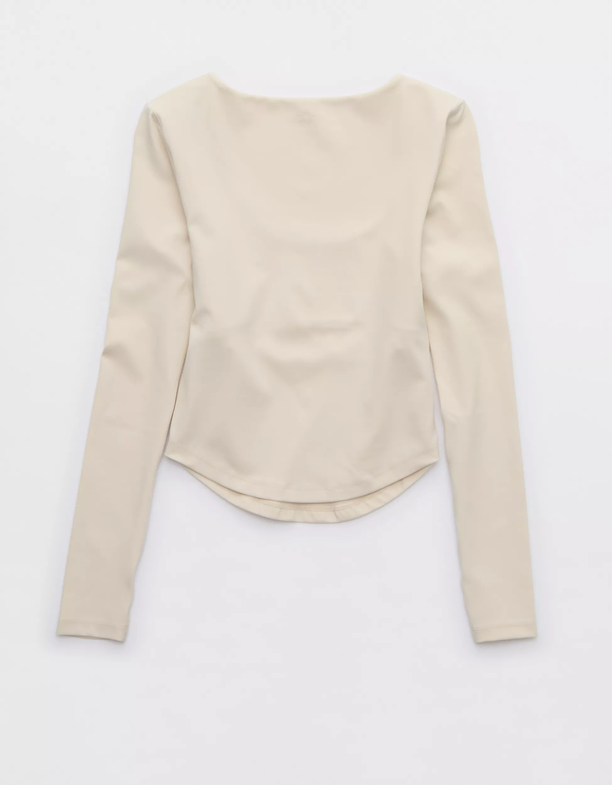 OFFLINE By Aerie Real Me Long Sleeve Scoop T-Shirt | Aerie