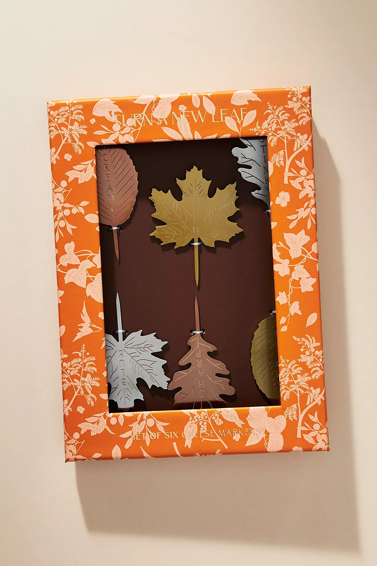 Foliage Cheese Markers, Set of 6 | Anthropologie (US)
