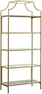Sauder International Lux Bookcase, L: 30.0" x W: 14.49" x H: 70.87", Diamond Ash | Amazon (US)