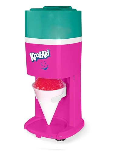 Kool-Aid Shave Ice and Snow Cone Machine, Multi-Use Ice Shaver for Frozen Treats, Slushies, Snow Cones, and More – Reusable Cup and Ice Mold, Stainless Steel Blades – Sharkleberry | Amazon (US)