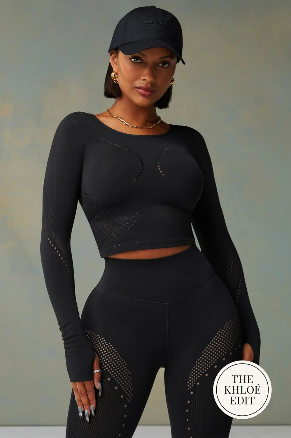 Sculptknit Contour Long-Sleeve Crop Top | Fabletics - North America