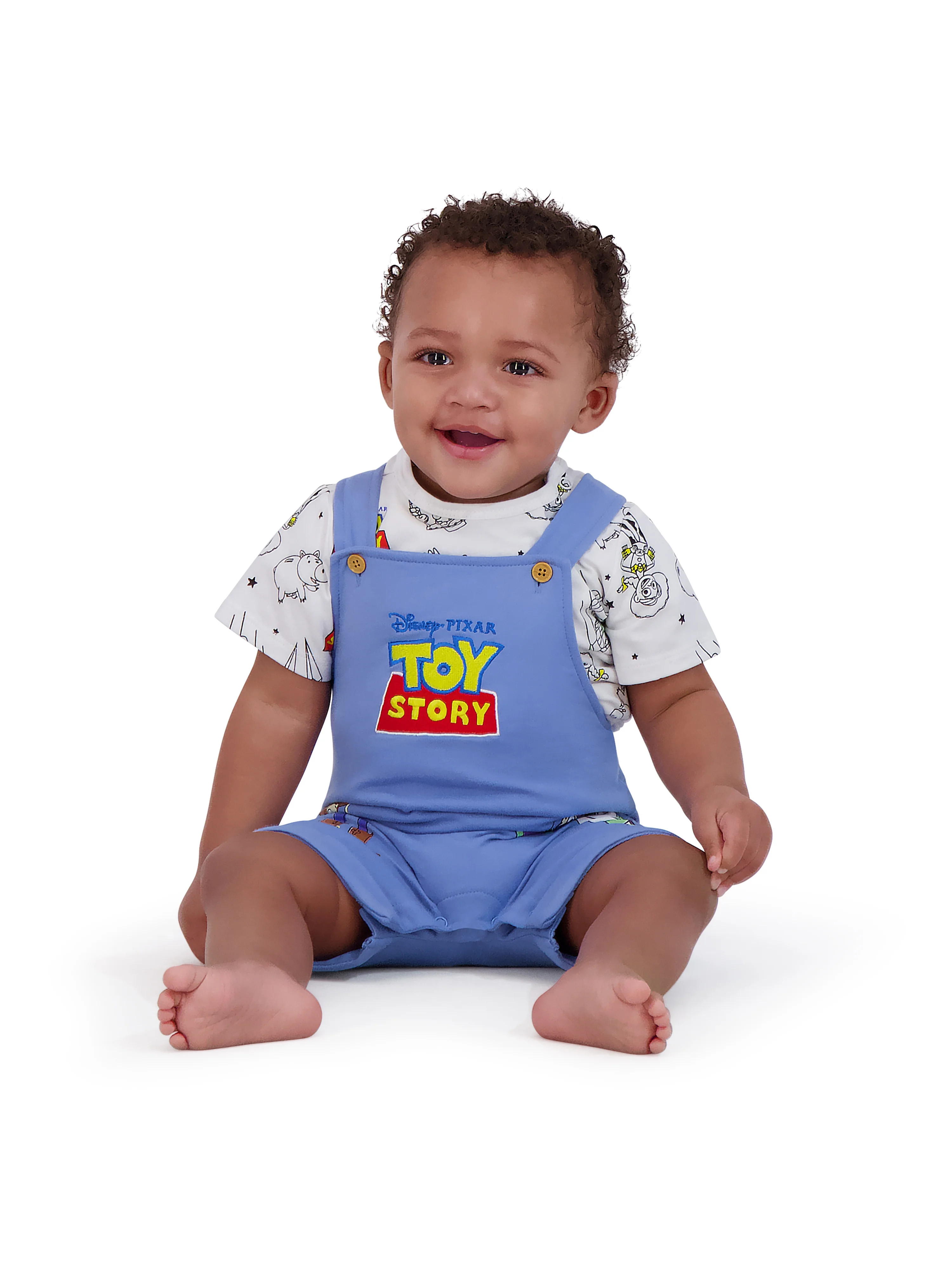 Toy Story Baby Boy Shortall Set, Sizes 0/3 Months-24 Months | Walmart (US)