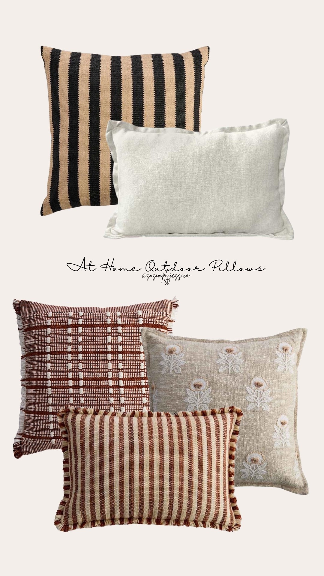 Loving these pillow combos for your outdoor space. 

#LTKSeasonal #LTKHome