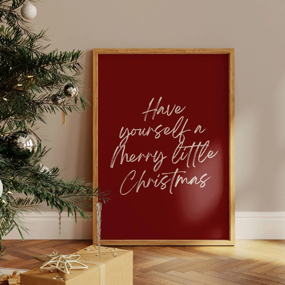 PosterArt Have Yourself a Merry Little Winter Holiday Poster, Cozy Wall Art, Holiday Home Decor, ... | Walmart (US)