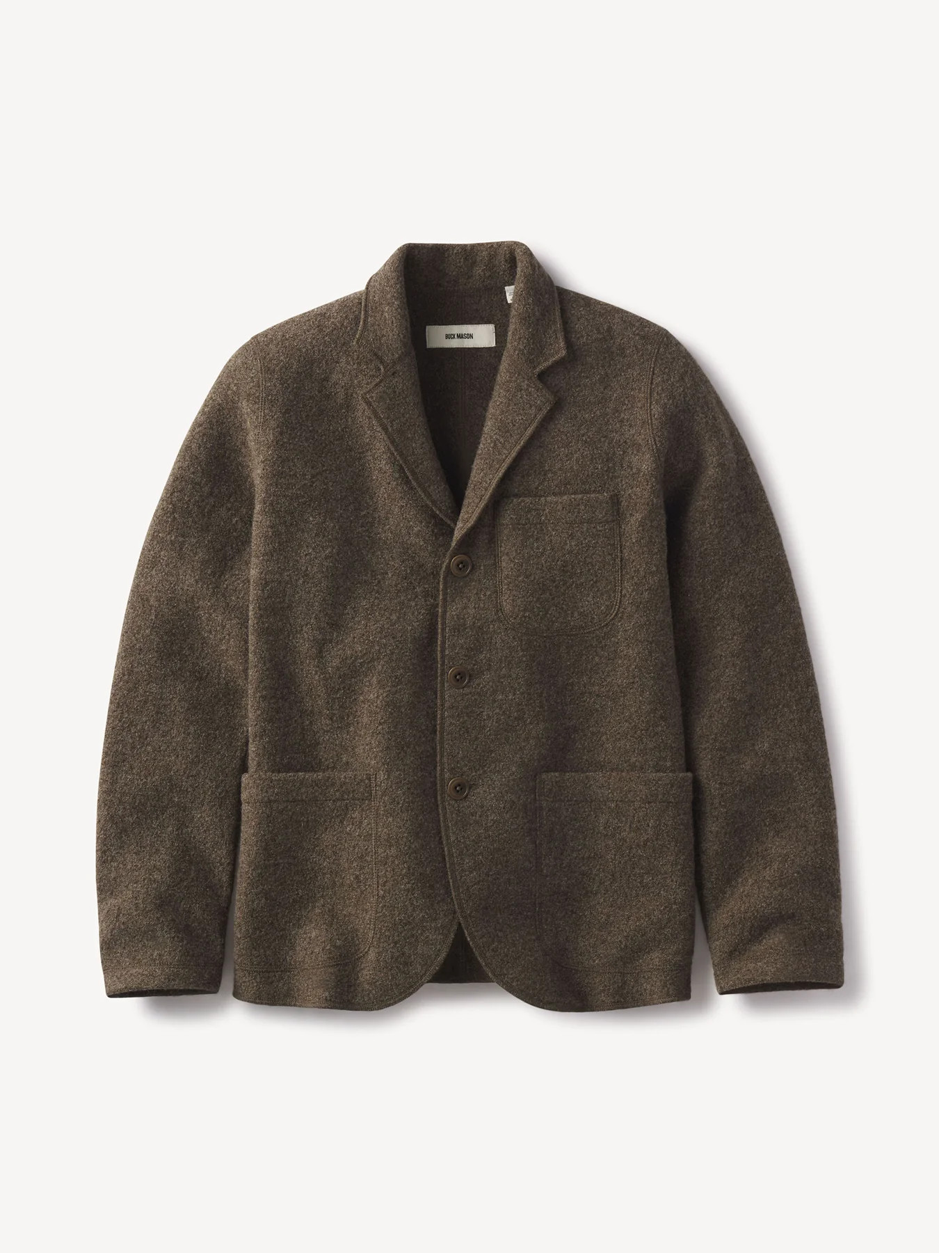 Marled Coastal Bluff Felted Wool Chore Coat | Buck Mason | Buck Mason