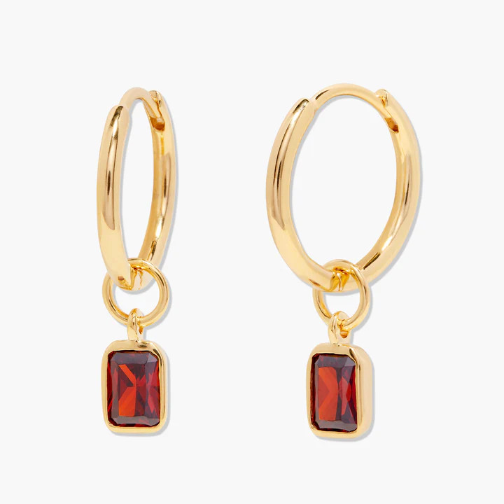 Mackenzie Birthstone Hoops | Brook and York
