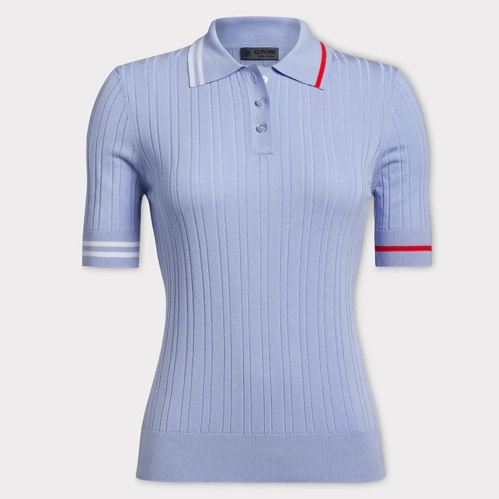 RIBBED COTTON POLO SWEATER | GFORE.com