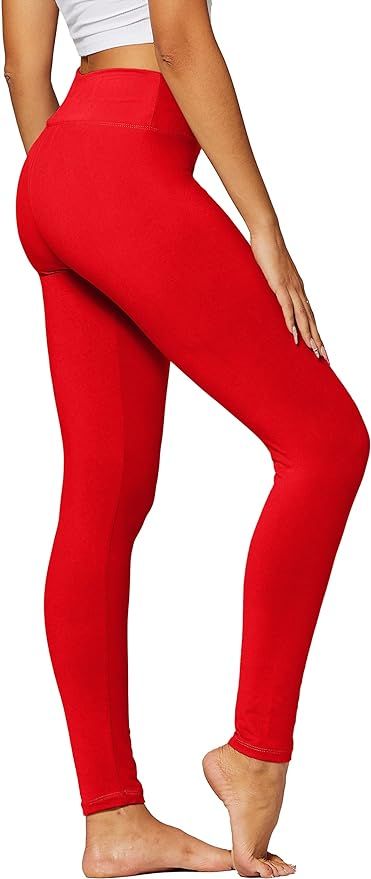 Premium Buttery Soft High Waisted Leggings for Women - Full Length, Capri Length and Shorts - Reg... | Amazon (US)