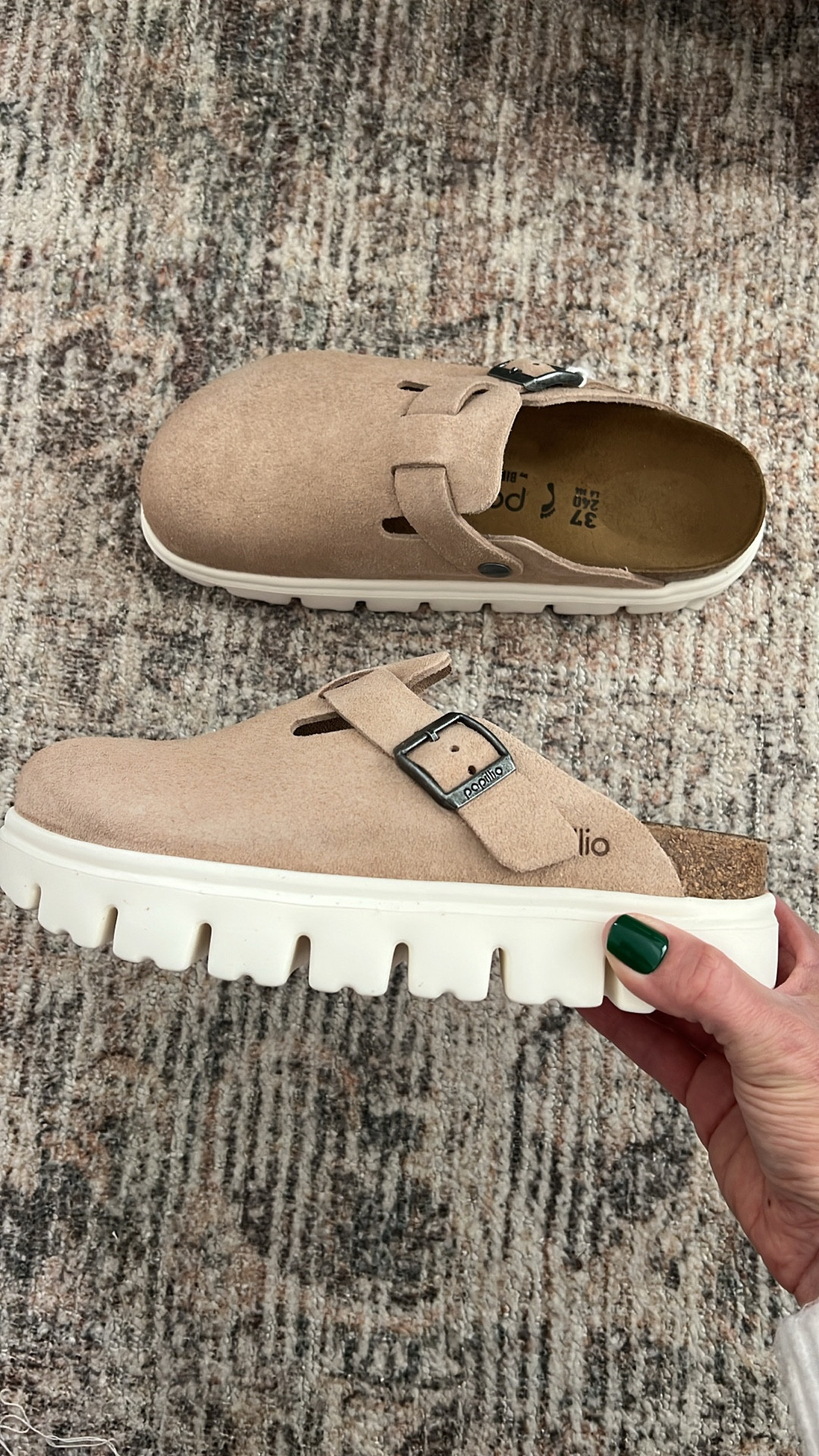 My Birkenstock Boston chunky clogs are on sale in the gray color. These fit tts. Birkenstock Boston clogs, Birkenstock clogs  

#LTKGiftGuide #LTKSaleAlert #LTKFindsUnder100