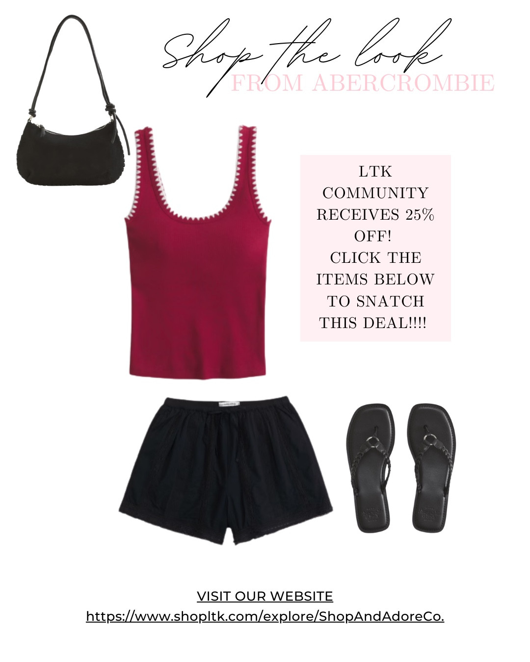 These @abercrombie abercrombie outfits are currently 25% OFF thanks to the LTK Spring Sale!

You have to click the code through my LTK — it’s exclusive for the LTK community.
Comment “SALE” and I’ll send you the LTK link 

everyday outfits, casual style, spring wardrobe#AbercrombieStyle #LTKOutfits #SpringFashion #LTKCreator 

#LTKSpringSale #LTKSpringSale #LTKootd #LTKSaleAlert