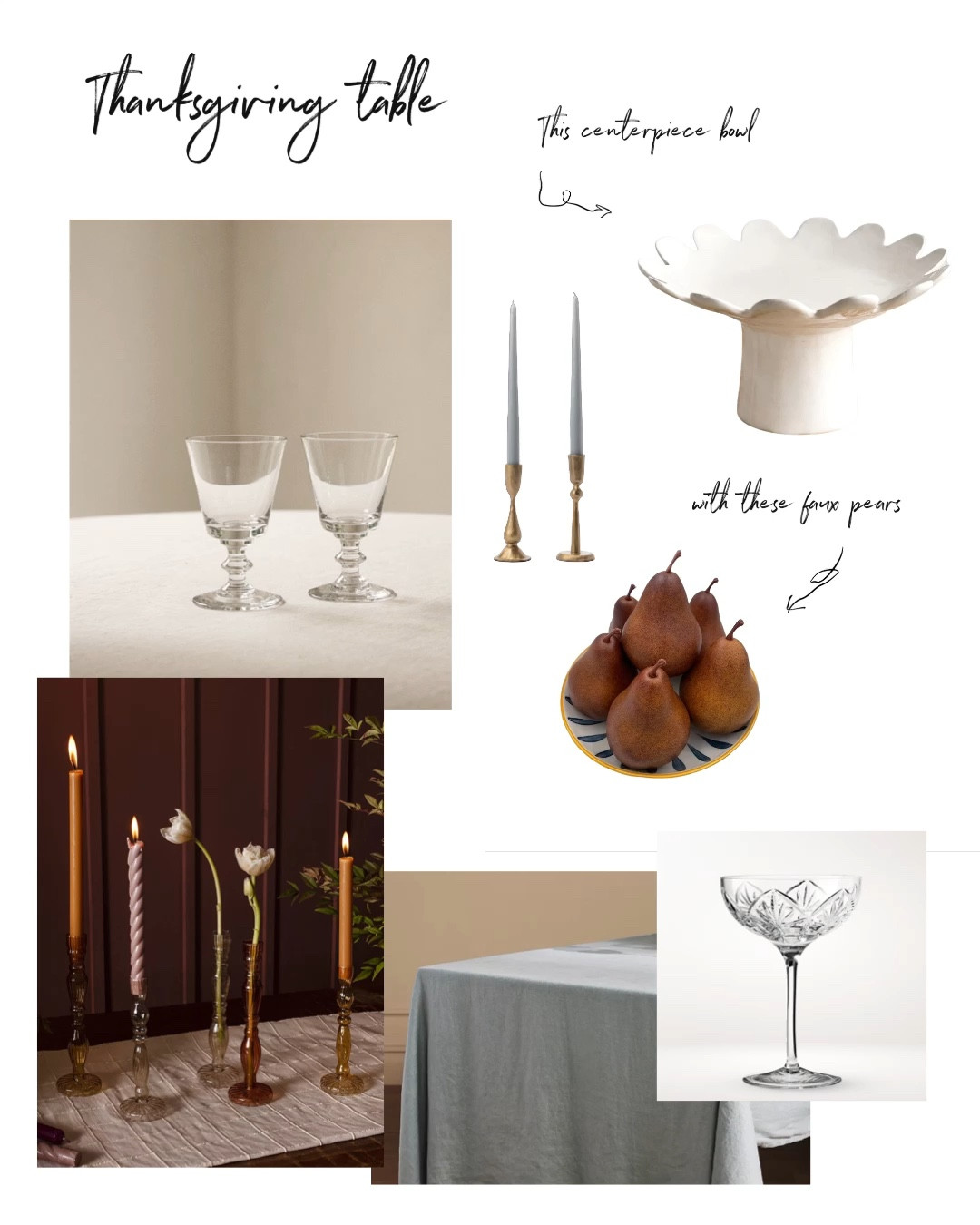 Inspiration for decorating a Thanksgiving table. 

#LTKSeasonal #LTKHoliday #LTKsalealert