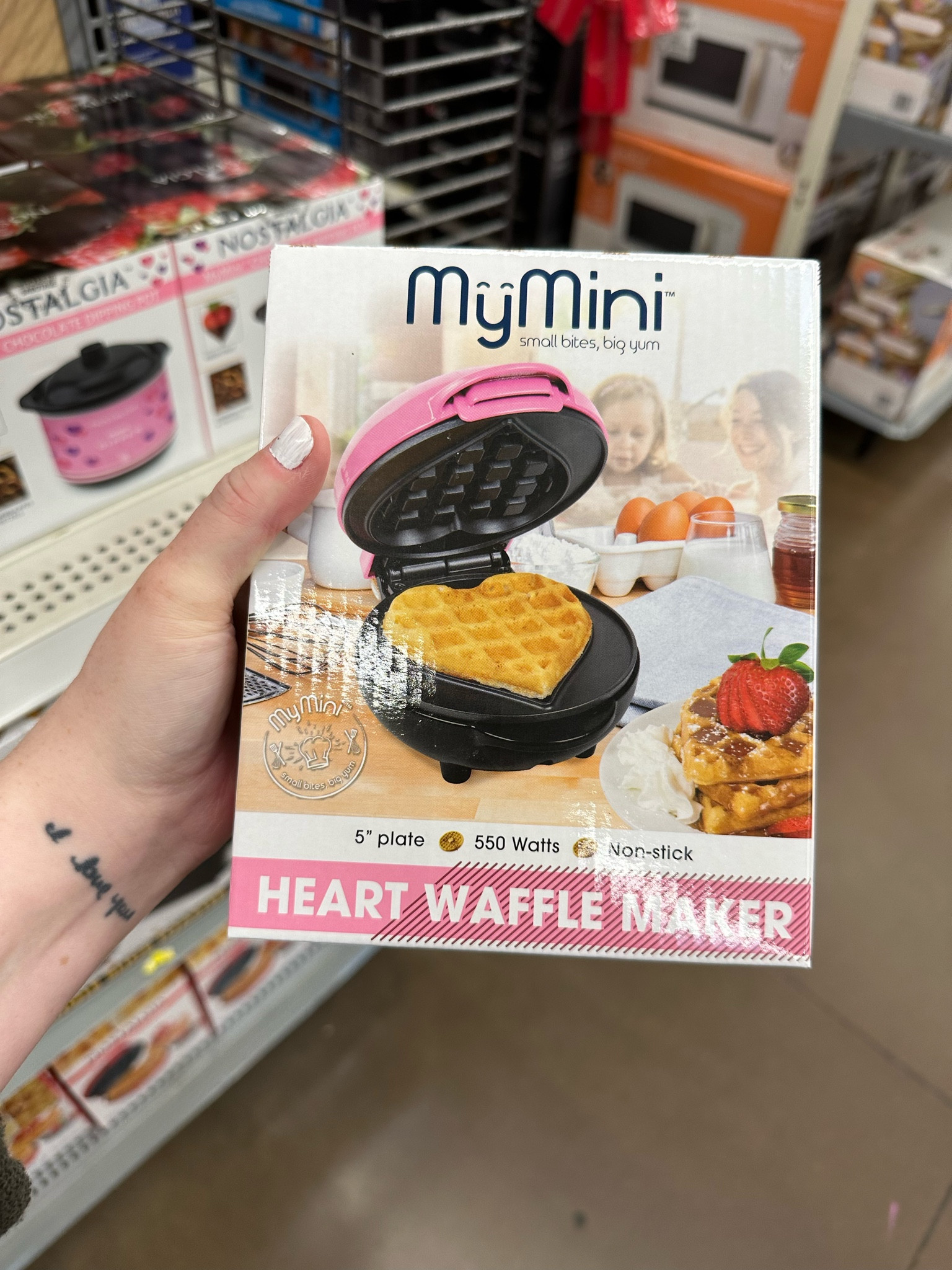 MyMini Heart Waffle Maker 