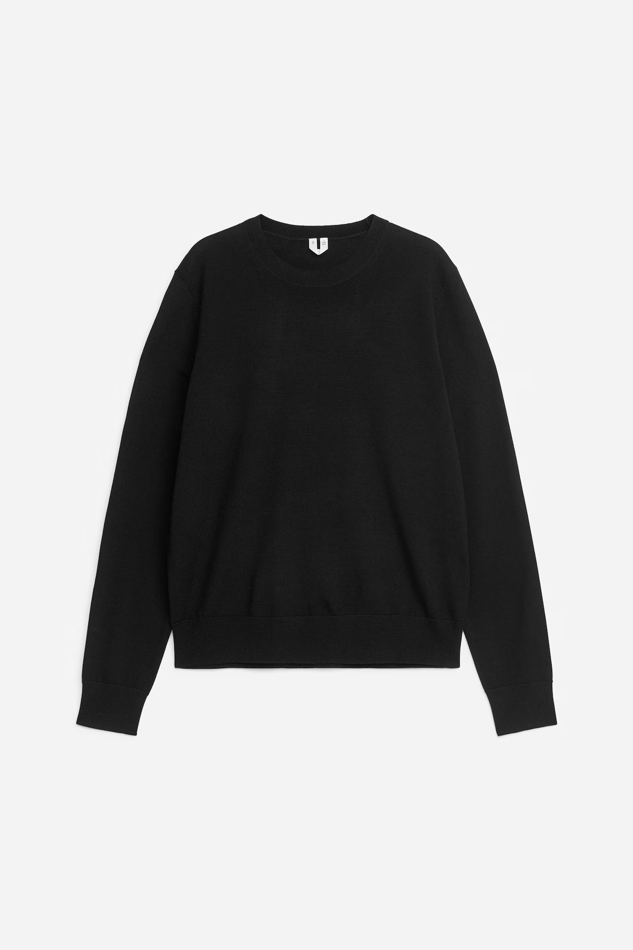 Fine-Knit Merino Jumper - Black - Ladies | H&M GB | H&M (UK, MY, IN, SG, PH, TW, HK)