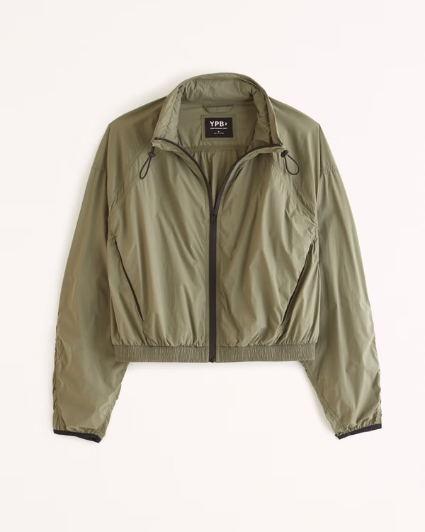 YPB Lightweight Crinkle Nylon Windbreaker | Abercrombie & Fitch (US)