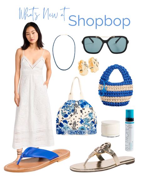 Check out the latest at Shopbop! Loving this fresh look: white dress, blue sandals, and matching blue bags. #ShopbopFinds #Shopbop #SpringOutfit #Outfit #FreshFashion #NewArrivals #BlueandWhite #WhiteDress #SpringDress #BlueBag #BlueSandals



#LTKstyletip #LTKitbag #LTKshoecrush