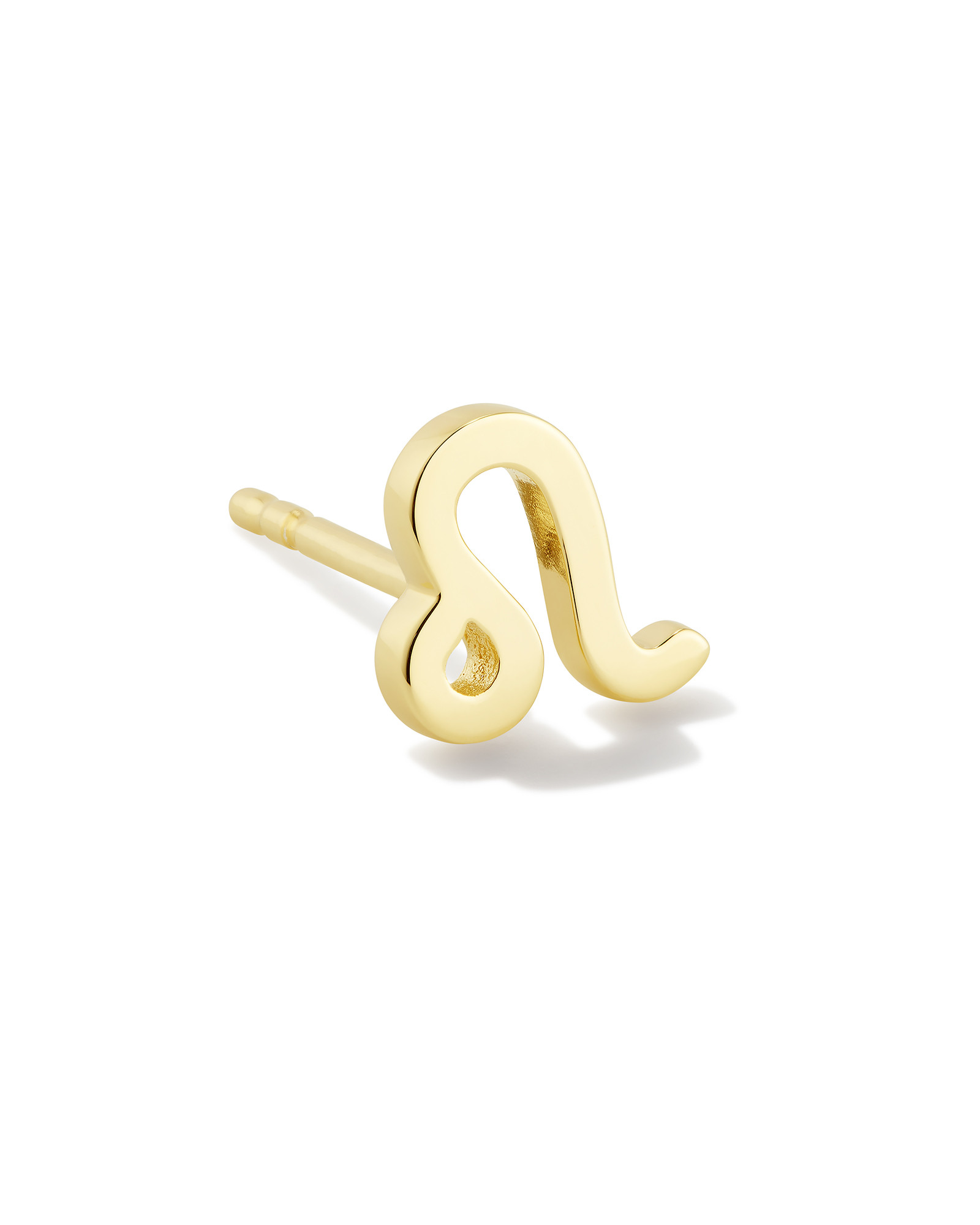 Leo Single Stud Earring in 18k Gold Vermeil | Kendra Scott