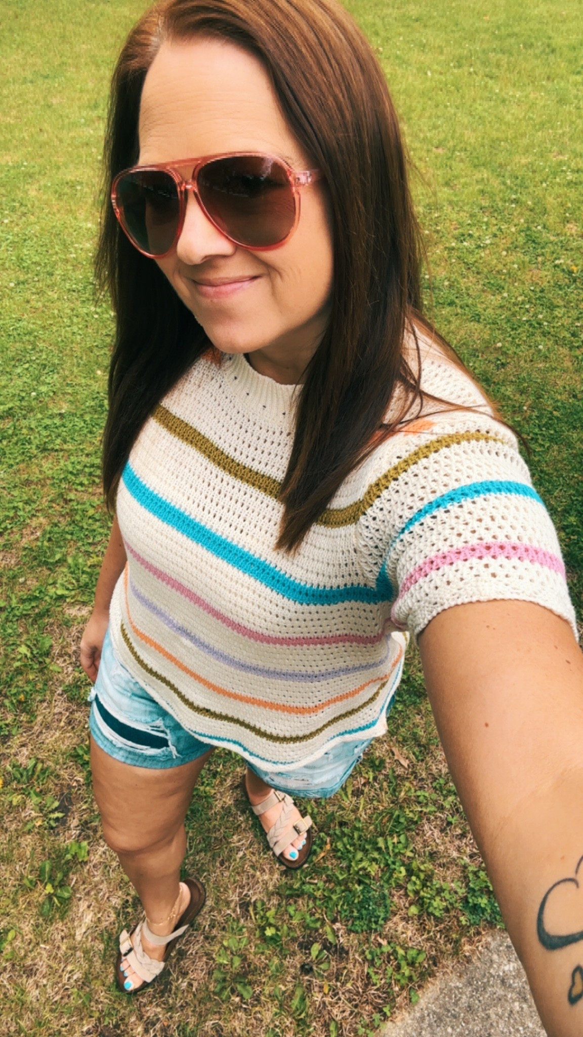 Small in top.

Spring outfit of the day
Crochet top outfit
Midwest fashion

#LTKootd #LTKmomlife #LTKSeasonal