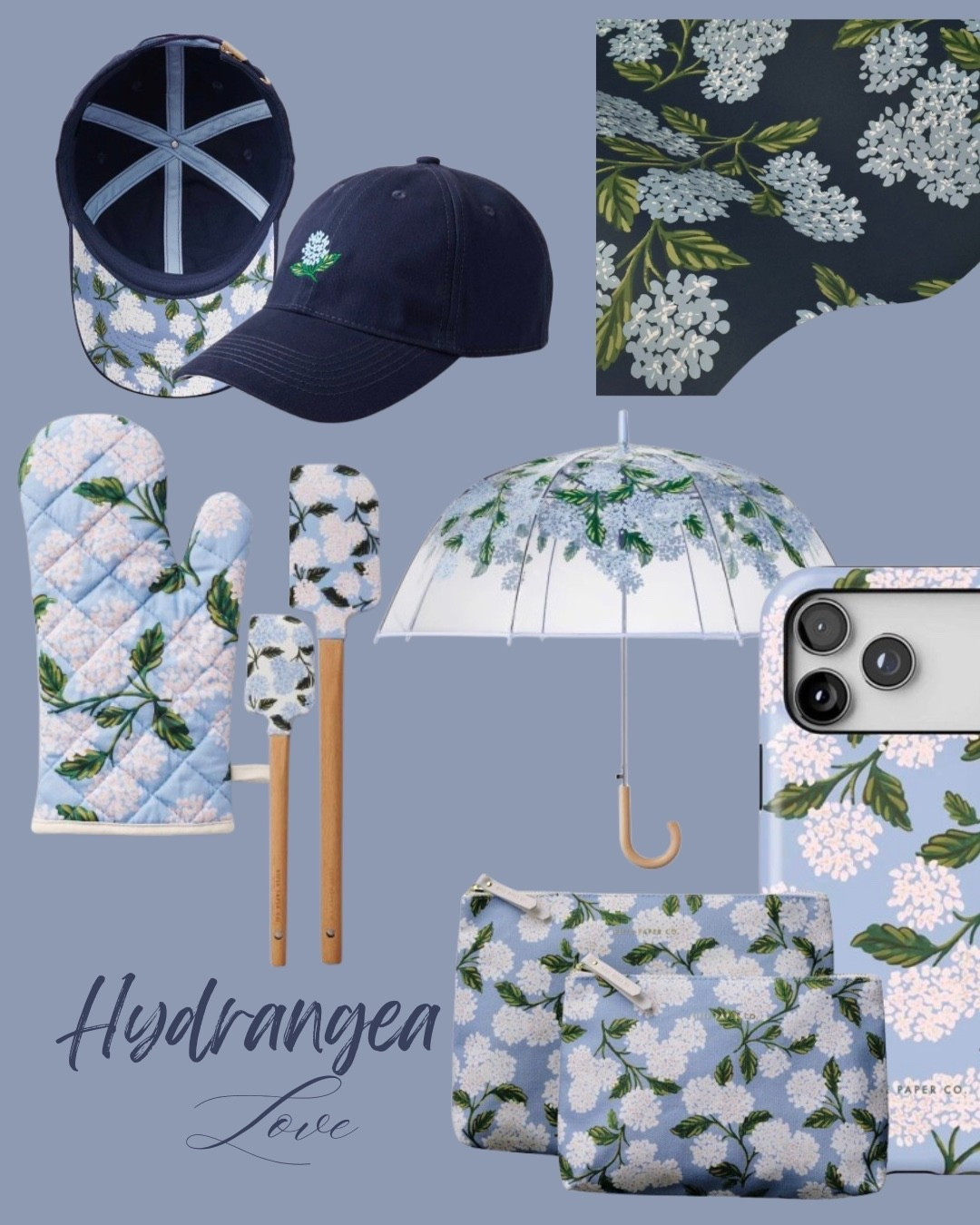 Hydrangea lovers, these are too pretty to pass up.

I found the most beautiful hydrangea print pieces that would add a soft blue, classic touch to everyday life—from the kitchen to rainy garden days. The quilted oven mitts, matching utensils, and the sweetest umbrella are my favorites.

If you love timeless blue and white like I do, these would be such charming additions for spring and summer.

Tap the links to see all the hydrangea pieces I’m loving right now. 

#ltkhome #ltkstyle #hydrangealove #blueandwhite #springstyle #ltkfinds

#LTKTravel #LTKHome #LTKWedding