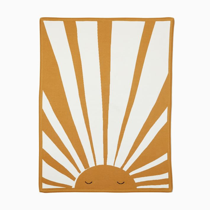 Sarah Sherman Samuel Jacquard Sun Baby Blanket | West Elm (US)