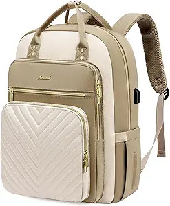 LOVEVOOK 15.6 Inch Laptop Backpack for Women,Large Capacity Work Backpack Purse for Women,Waterpr... | Amazon (US)