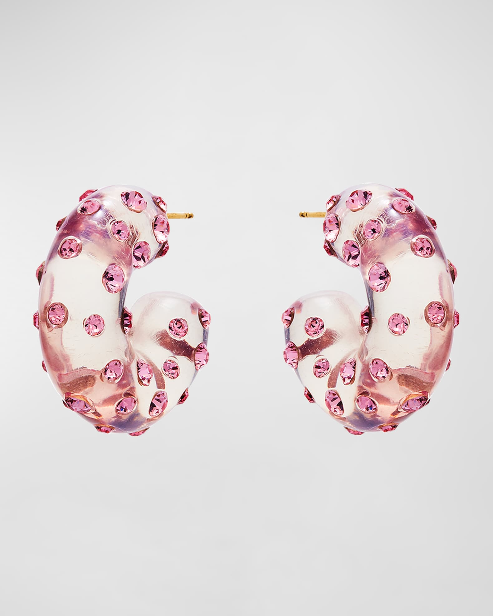 Crystal Puff Earrings | Neiman Marcus