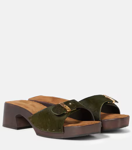 Britt 25 calf hair clogs | Mytheresa (US/CA)