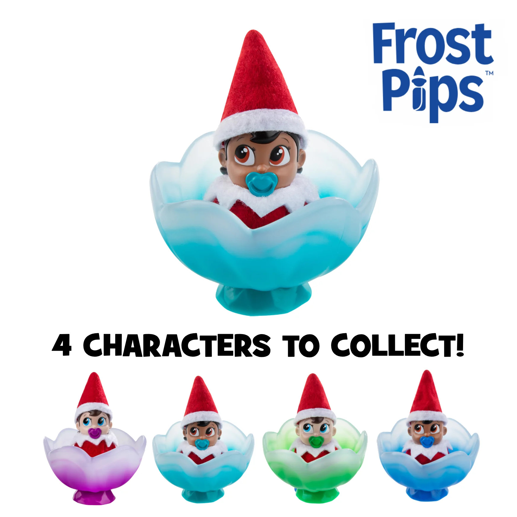 The Elf on the Shelf Frost Pips Mini Blooms Elf Baby (Brown Eyed Girl) | Walmart (US)