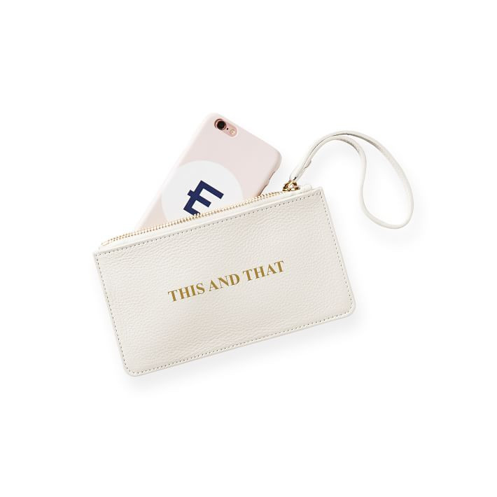 Signature Leather Wristlet | Mark and Graham