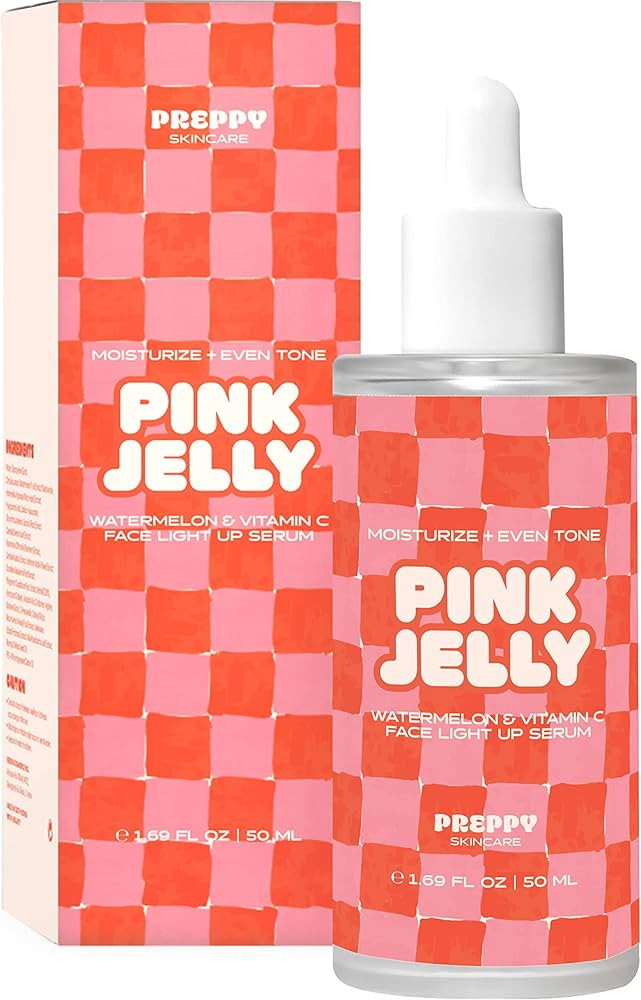 Preppy Skin Care Watermelon Vitamin Serum | Preppy Skincare Pink Jelly Vitamin C Serum | Preppy S... | Amazon (US)