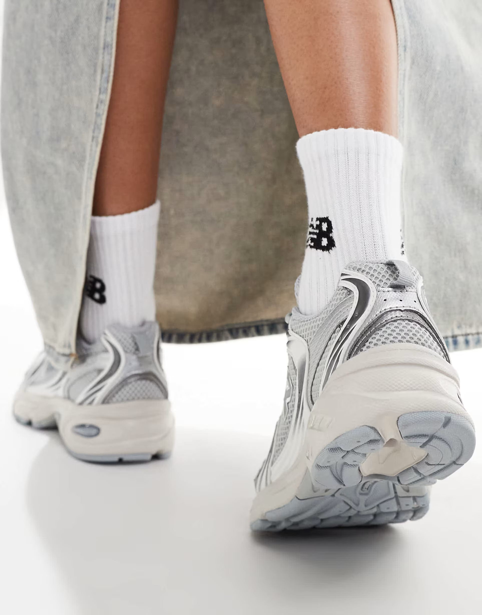 New Balance 530 sneakers in silver and gray - exclusive to ASOS | ASOS | ASOS (Global)