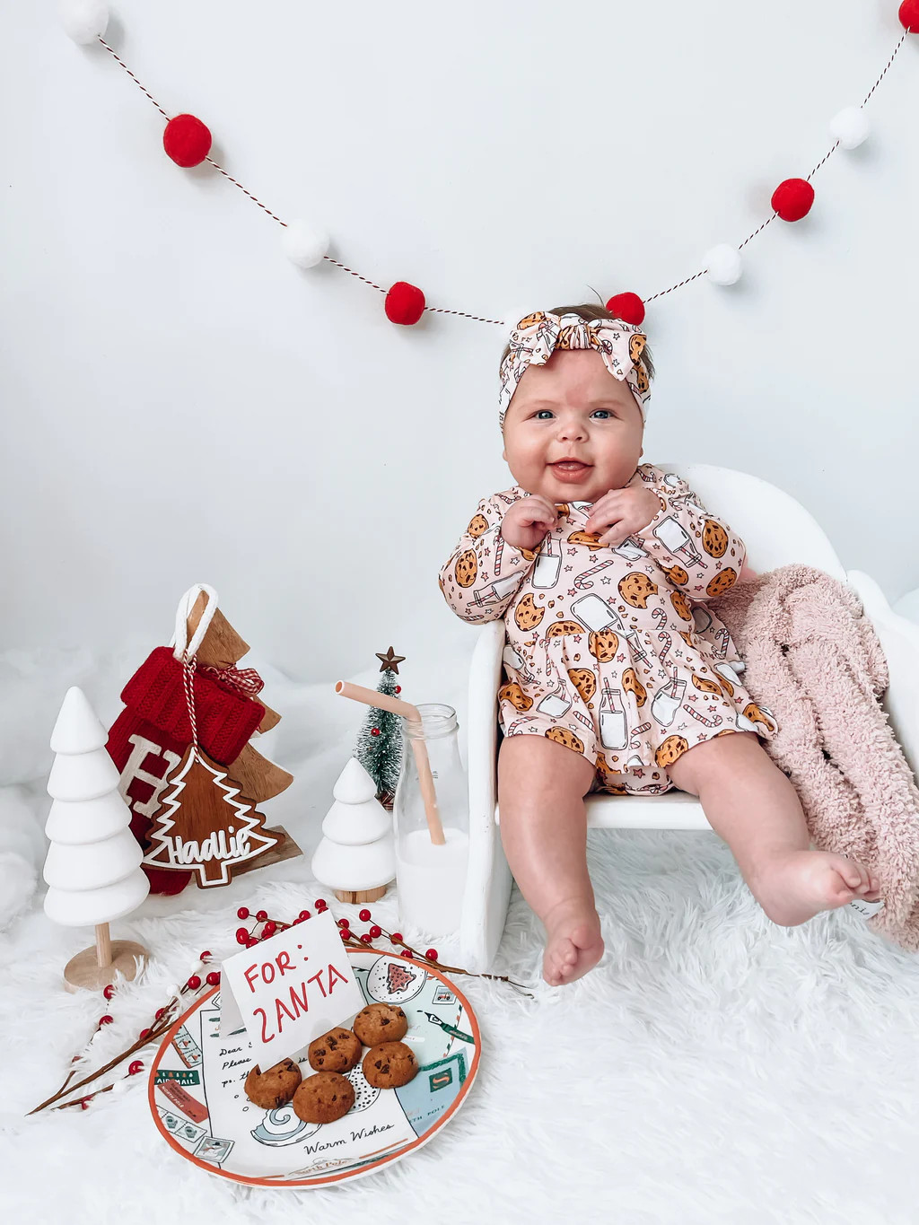 MRS. CLAUS COOKIES DREAM BODYSUIT DRESS | Dream Big Little Co.