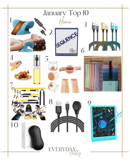 1st Round Up of 2023!! Top 10 Best Selling Home Essentials 🏠 Check out the blog at: www.Everydayholly.com

amazon | home | home essentials | chargers | kitchen items | storage | closet organization | home gym 

#LTKhome #LTKunder100 #LTKunder50