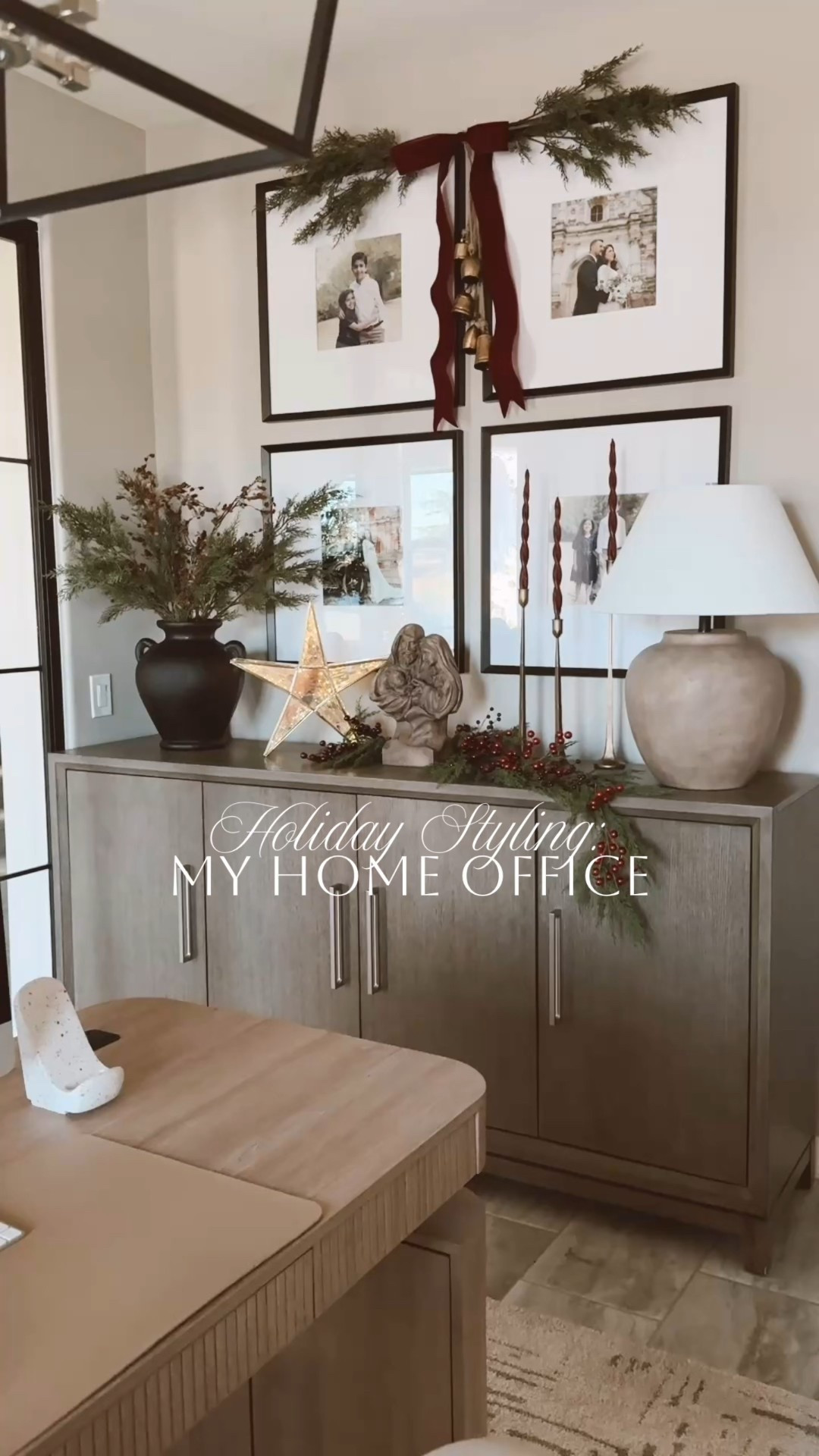 Holiday Styling: My Home Office 🎅🏼 #christmas #christmasdecor #christmas2025 - Nativity - Christmas Decor - Traditional Christmas Decor 

#LTKHoliday #LTKHome #LTKSeasonal