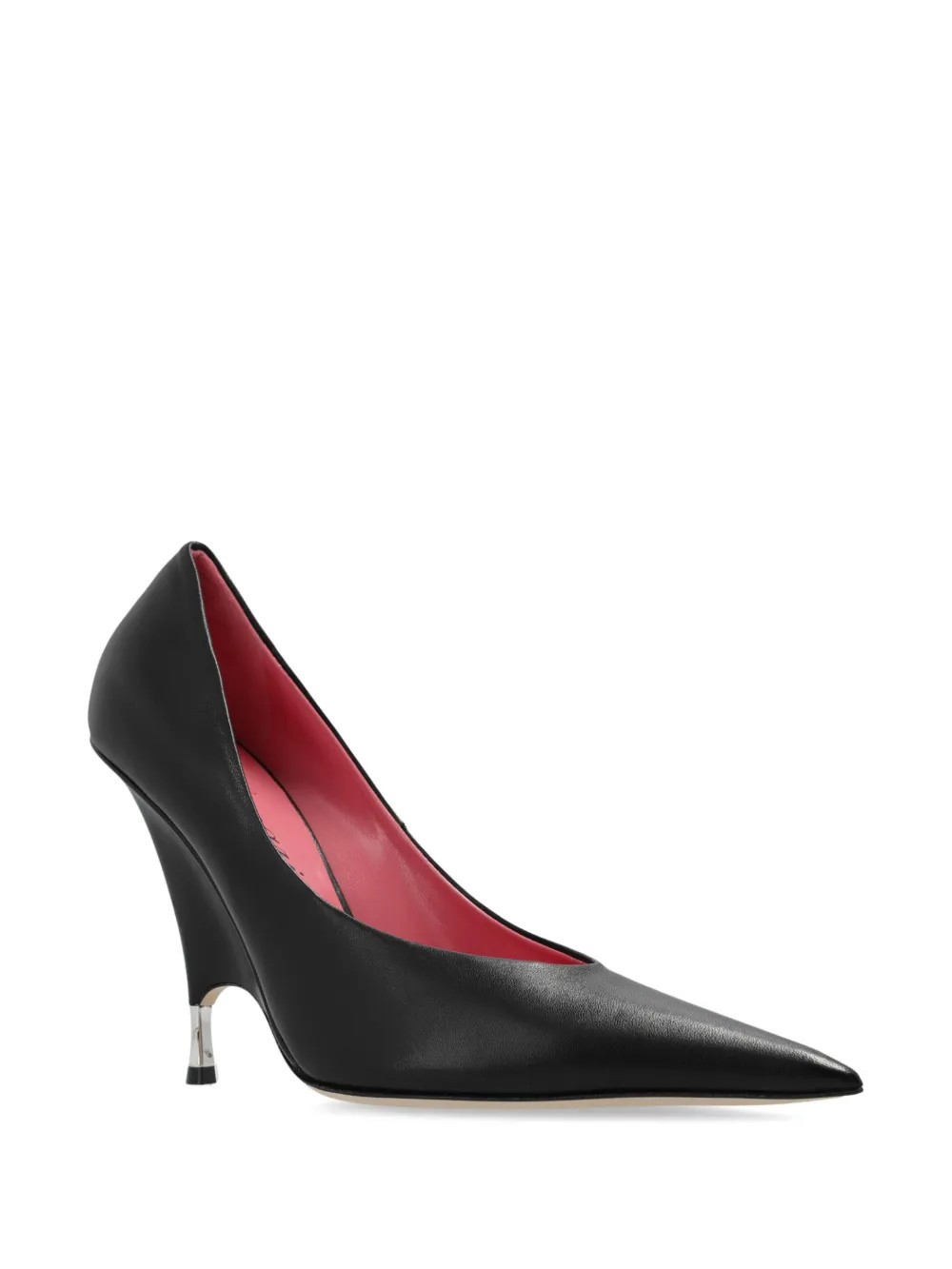 Blumarine 120mm Leather Pumps - Farfetch | Farfetch Global