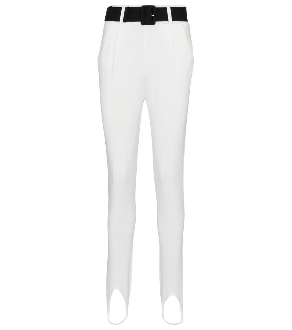 Belted high-rise skinny stirrup pants | Mytheresa (US/CA)