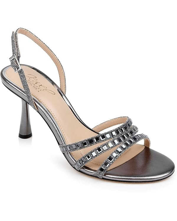 Jewel Badgley Mischka Kathryn Bejeweled Stiletto Sandal | Amazon (US)